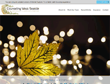 Tablet Screenshot of counselingwestseattle.com